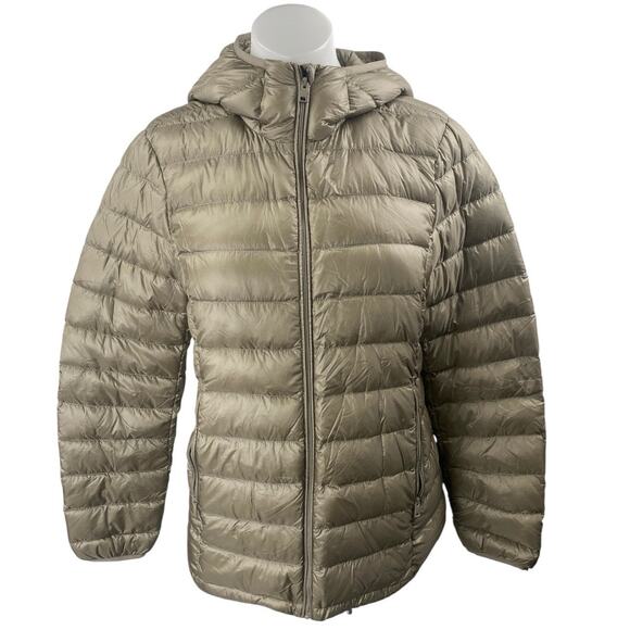 NEW Aritzia The Group Babaton The Foundation Puffer Womens Beige Jacket Size S - Picture 1 of 3